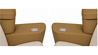 Rear Armrest Cover Set for 1971 Chevrolet Chevelle, Malibu Convertible [Saddle]