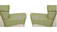 Rear Armrest Cover Set for 1972 Chevrolet Chevelle, Malibu Convertible [Covert]