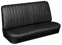 Rear Seat Upholstery Kit for 1966 Chevrolet Chevelle, Malibu, Coupe, Hardtop, 2-Piece [Madrid Grain Vinyl Black]