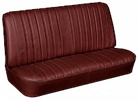 Rear Seat Upholstery Kit for 1966 Chevrolet Chevelle, Malibu, Coupe, Hardtop, 2-Piece [Madrid Grain Vinyl Bronze]
