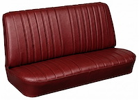 Rear Seat Upholstery Kit for 1966 Chevrolet Chevelle, Malibu, Coupe, Hardtop, 2-Piece [Madrid Grain Vinyl Red]