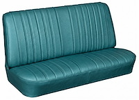 Rear Seat Upholstery Kit for 1966 Chevrolet Chevelle, Malibu, Convertible, 2-Piece [Madrid Grain Vinyl Turquoise]
