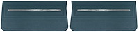 Front Standard Door Panel Set for 1966 Chevrolet Chevelle, El Camino & Malibu, All 2-Door Models [Light Blue]