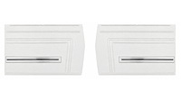 Rear Standard Side Panel Set for 1966 Chevrolet Chevelle, Malibu, Convertible [White]