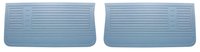 Front Standard Door Panel Set for 1967 Chevrolet Chevelle, El Camino, Malibu, 2-Door Models [Light Blue]