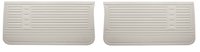 Front Standard Door Panel Set for 1967 Chevrolet Chevelle, El Camino, Malibu, 2-Door Models [White]
