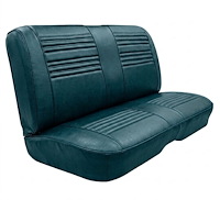 Rear Bench Seat Upholstery Kit for 1967 Chevy Chevelle, 4-Door Sedan [Madrid Grain Vinyl Bright Blue]