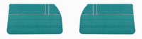 Front Deluxe Door Panel Set for 1968 Chevrolet El Camino [Saddle]