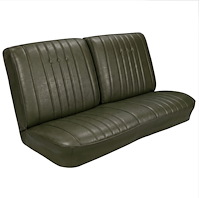 Front Split Back Bench Seat Upholstery Kit for 1968 Chevy Chevelle, El Camino & Malibu [Madrid Grain Vinyl Ivy Gold]