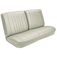 Front Split Back Bench Seat Upholstery Kit for 1968 Chevy Chevelle, El Camino & Malibu [Madrid Grain Vinyl Pearl]