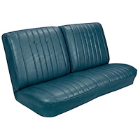 Front Split Back Bench Seat Upholstery Kit for 1968 Chevy Chevelle, El Camino & Malibu [Madrid Grain Vinyl Turquoise]