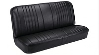 Rear Bench Seat Upholstery Kit for 1968 Chevy Chevelle, Coupe, Hardtop [Madrid Grain Vinyl Black]