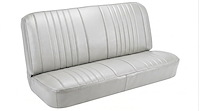 Rear Bench Seat Upholstery Kit for 1968 Chevy Chevelle, Coupe, Hardtop [Madrid Grain Vinyl White]