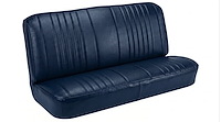 Rear Bench Seat Upholstery Kit for 1968 Chevy Chevelle, Convertible [Madrid Grain Vinyl Dark Blue]