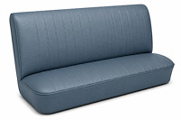 Rear Bench Seat Upholstery Kit for 1968 Chevy Chevelle, 4-Door Sedan [Madrid Grain Vinyl Light Blue]