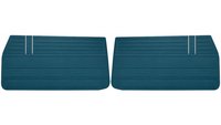 Rear Standard Side Panel Set for 1968 Chevrolet Chevelle, 2-Door Coupe (HT) [Medium Blue]