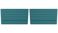 Rear Standard Side Panel Set for 1968 Chevrolet Chevelle, 2-Door Convertible [Turquoise]