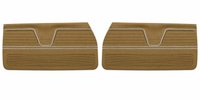 Front Standard Door Panel Set for 1969 Chevrolet Chevelle & El Camino, 2-Door Coupe (HT) and Convertible [Saddle]