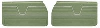 Front Deluxe Door Panel Set for 1969 Chevrolet El Camino [Light Green]