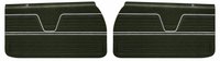 Front Deluxe Door Panel Set for 1969 Chevrolet El Camino [Dark Green]