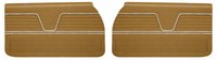 Front Deluxe Door Panel Set for 1969 Chevrolet El Camino [Saddle]