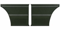 Rear Standard Side Panel Set for 1969 Chevrolet Chevelle, Coupe/Hardtop [Dark Green]