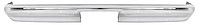Rear Bumper Fits Select 1981-1991 Chevrolet & GMC Fleetside Trucks, Blazer, Jimmy, Suburban w/o Impact Strip Holes [Chrome]