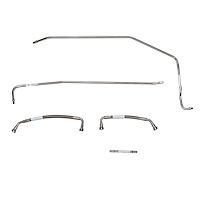 Transmission Cooler Lines 2000-2007 Ford Taurus, non-ABS, Disc/Drum [Stainless]