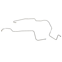 2-Piece Transmission Cooler Line Set 1969 Ford Fairlane, Torino w/ 351W, FMX Transmission [Stainless]