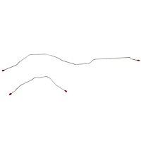 2-Piece Rear Axle Brake Lines 1967-1972 Ford F-250 [Stainless]