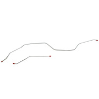 2-Piece Rear Axle Brake Lines 1973-1979 Ford F-100 [Stainless]