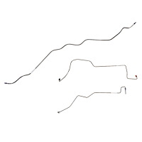 Front Brake Line Kit 1990-1997 Ford F-250/F-350 without Load Leveling [Steel]