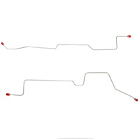 Rear Axle Brake Line Set 1994-1997 Ford Ranger w/ 9 inch Drums [Steel]