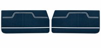 Front Standard Door Panel Set for 1971 Chevrolet Chevelle & El Camino, 2-Door Coupe (HT) and Convertible [Blue]