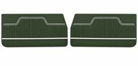 Front Standard Door Panel Set for 1971 Chevrolet Chevelle & El Camino, 2-Door Coupe (HT) and Convertible [Jade]
