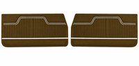 Front Standard Door Panel Set for 1971 Chevrolet Chevelle & El Camino, 2-Door Coupe (HT) and Convertible [Saddle]