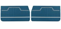 Front Standard Door Panel Set for 1970 Chevrolet Chevelle & El Camino, 2-Door Coupe (HT) and Convertible [Medium Blue]