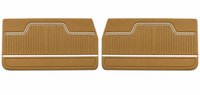 Front Standard Door Panel Set for 1970 Chevrolet Chevelle & El Camino, 2-Door Coupe (HT) and Convertible [Saddle]