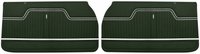 Front Deluxe Door Panel Set for 1970 Chevrolet Chevelle [Dark Green]