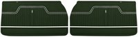 Front Deluxe Door Panel Set for 1972 Chevrolet Chevelle [Dark Green]