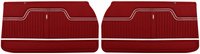 Front Deluxe Door Panel Set for 1970 Chevrolet Chevelle [Red]