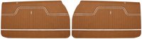 Front Deluxe Door Panel Set for 1972 Chevrolet Chevelle [Tan]
