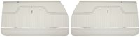 Front Deluxe Door Panel Set for 1972 Chevrolet Chevelle [White]