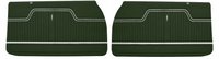 Front Deluxe Door Panel Set for 1970 Chevrolet El Camino [Dark Green]