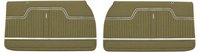 Front Deluxe Door Panel Set for 1970 Chevrolet El Camino [Gold]