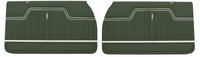 Front Deluxe Door Panel Set for 1971 Chevrolet El Camino [Jade]