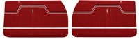 Front Deluxe Door Panel Set for 1970 Chevrolet El Camino [Red]