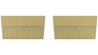 Rear Standard Side Panel Set for 1970 Chevrolet Chevelle, Convertible [Gold]