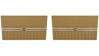 Rear Standard Side Panel Set for 1970 Chevrolet Chevelle, Convertible [Saddle]