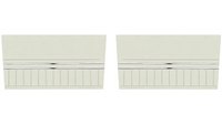 Rear Standard Side Panel Set for 1972 Chevrolet Chevelle, Convertible [White]